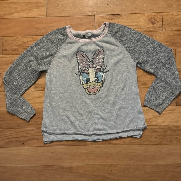 Gap Kids | Disney Sequin Daisy Duck Sweater | size L - Picture 1 of 5
